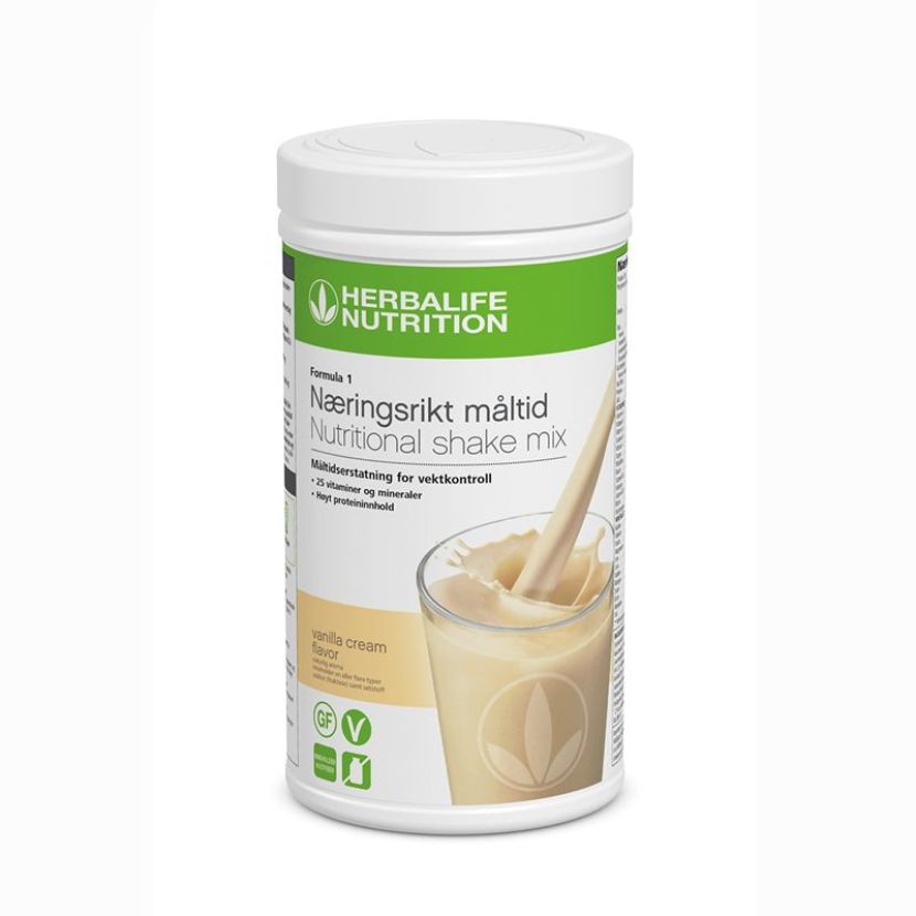 Herbalife Formula 1 Shake Vanilje 550g Selvstendig Herbalife