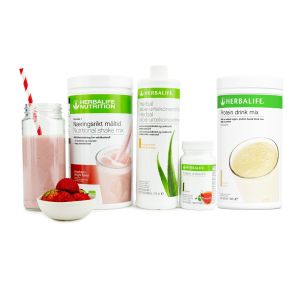 Herbalife Frokostpakke Protein Drink Mix (PDM) med Jordbær
